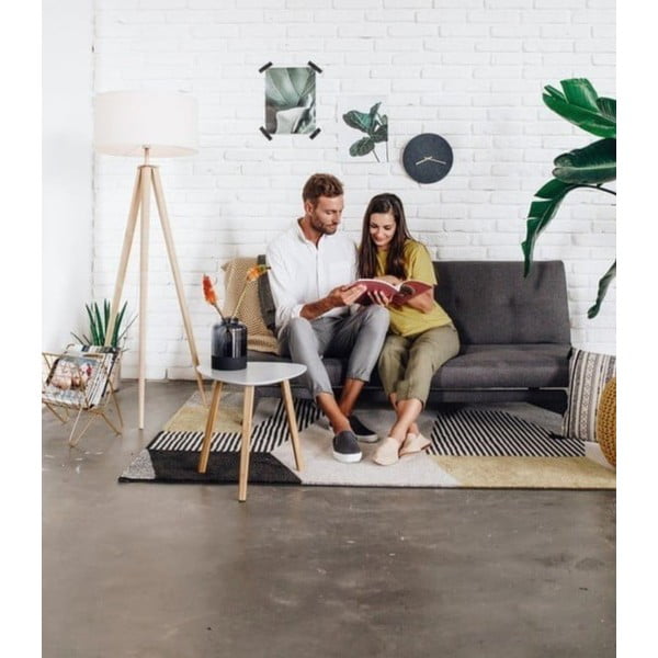 Tavolino bianco , 40 x 40 cm Viby - Bonami Essentials-image-1