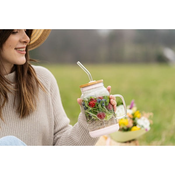 Barattolo con cannuccia 600 ml Fuori – Vialli Design-image-3