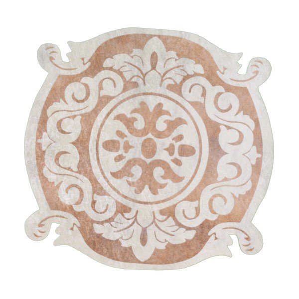 Tappeto con rosa, ⌀ 100 cm - Vitaus