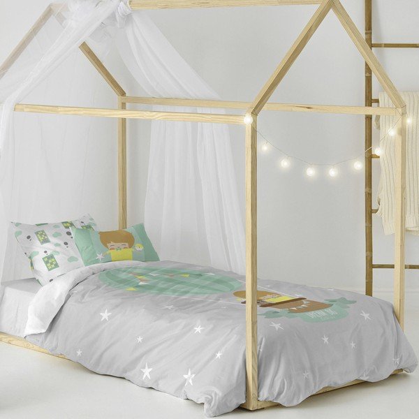 Biancheria da letto per bambini in puro cotone , 140 x 200 cm Air Balloon - Happynois-image-1