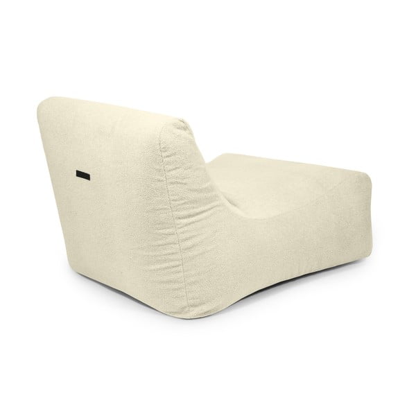 Puof a sacco marrone con rivestimento in bouclé Lounge 100 – SLOWDOWN-image-4