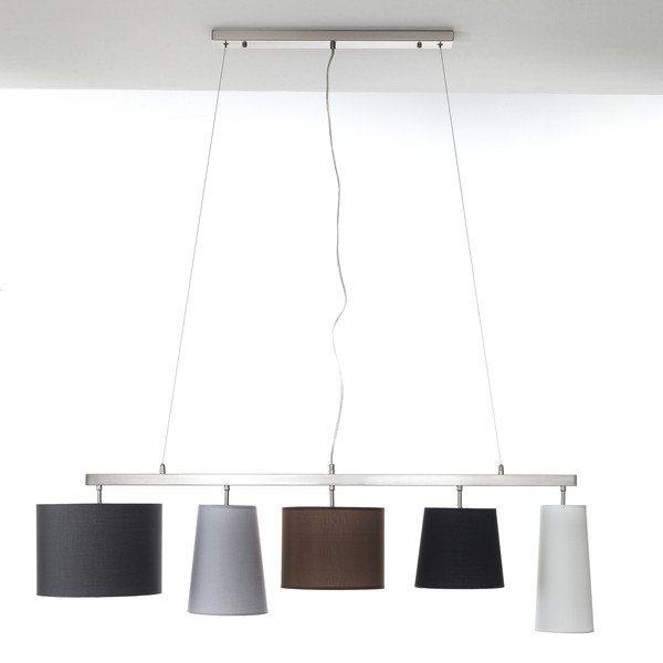 Lampada a sospensione grigia 125x28 cm Jumble - Tomasucci-image-2