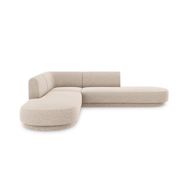 Divano angolare beige Miley - Micadoni Home-image-3