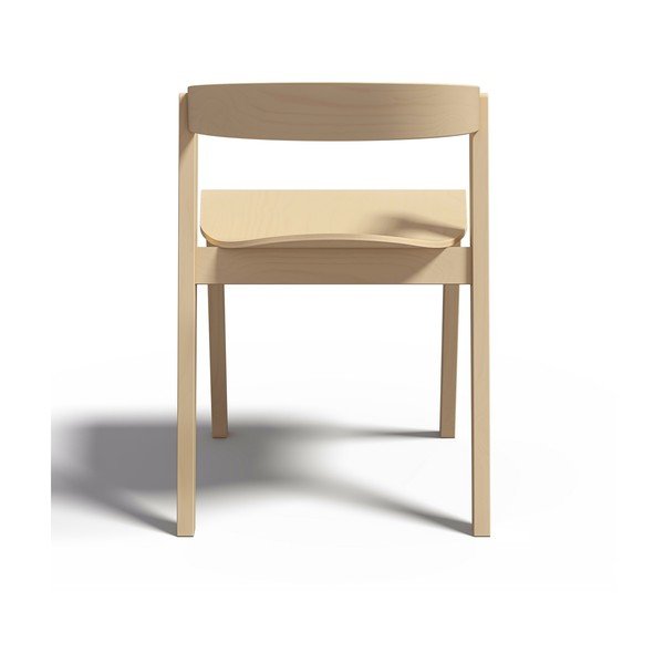 Sedie da pranzo in legno di faggio in un set di 2 pezzi in colore naturale Sand - TemaHome-image-4