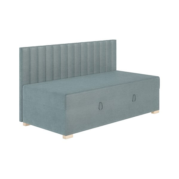 Letto da bambini blu con contenitore con materasso incluso 90x200 cm Chill – Ghado-image-3