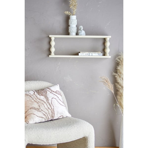 Mensola bianca con ripiani multipli 60 cm Salino – Bloomingville-image-1