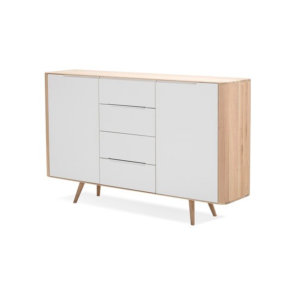 Cassettiera in rovere Due, 180 x 110 cm Ena - Gazzda-image-2