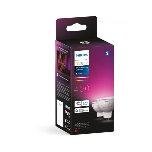 Lampadine smart in set da 2 pz GU 5,3, 6 W White and color ambiance - Philips Hue-image-2