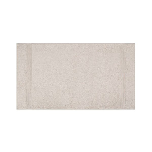 Asciugamano beige in cotone e fibra di bambù , 70 x 140 cm Lavinya - Foutastic-image-2