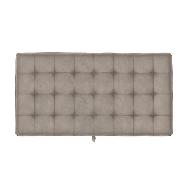 Poggiapiedi in velluto grigio Presley - Støraa-image-4