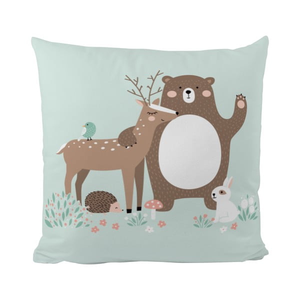 Federa in cotone sateen Fox Dear Friends, 50 x 50 cm Close Friends - Butter Kings