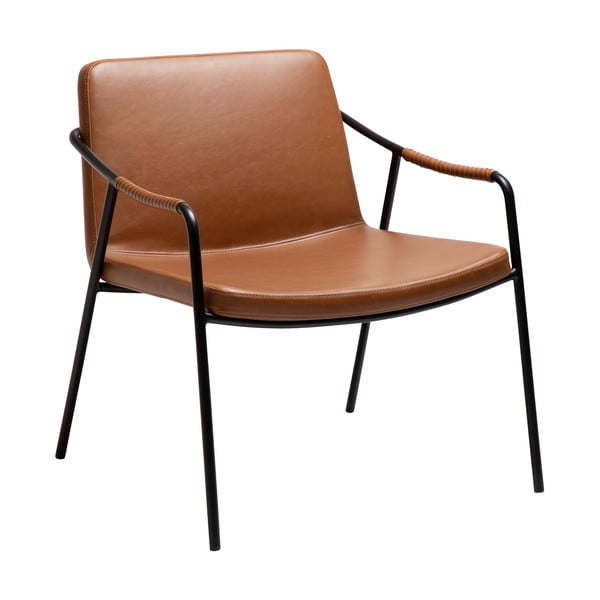 Poltrona in similpelle marrone Boto - DAN-FORM Denmark