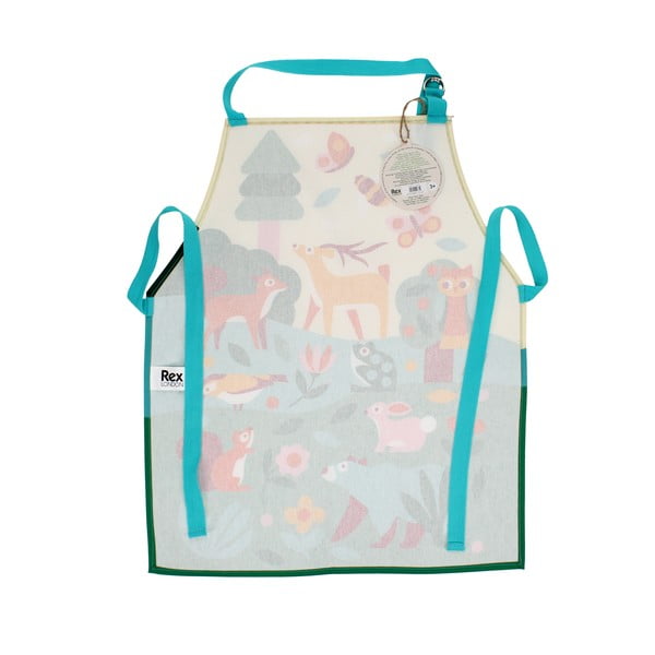 Grembiule per bambini in cotone Woodland – Rex London-image-2