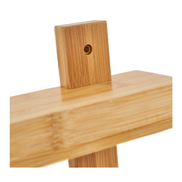 Appendiabiti da parete in bambù con ripiano - Casa Selección-image-3