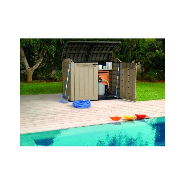 Mobile da giardino in plastica beige Store It Out - Keter-image-1