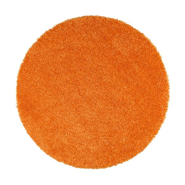Tappeto arancione , ø 100 cm Aqua Liso - Universal
