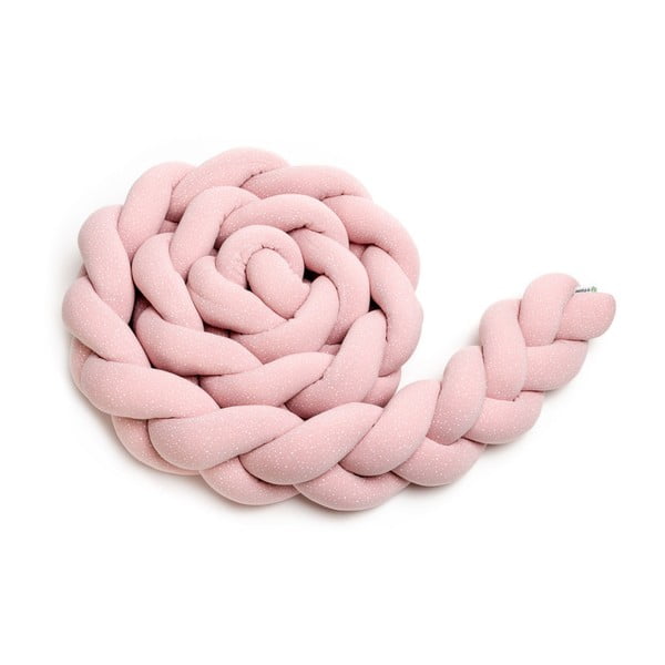 Mantella in maglia di cotone rosa, lunghezza 360 cm - T-TOMI