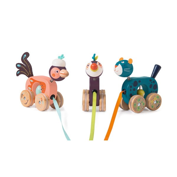 Giocattolo da tirare Panther - Moulin Roty-image-2