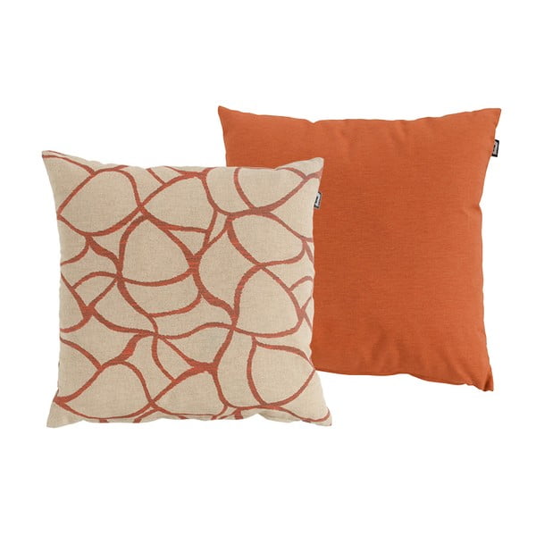 Cuscino da esterno beige-arancio , 50 x 50 cm Pearl - Hartman-image-2
