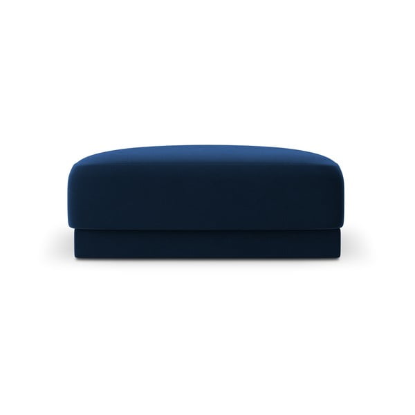 Sgabello in velluto blu scuro Miley - Micadoni Home-image-3