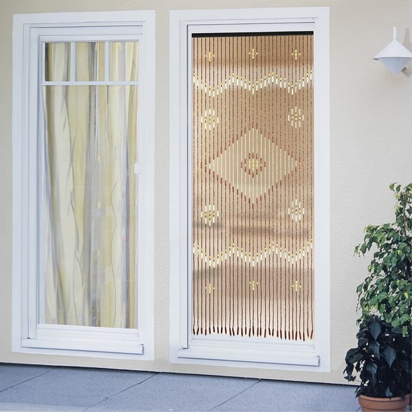 Tenda di colore naturale in bambù per porte 90x200 cm Rhombus – Maximex-image-2