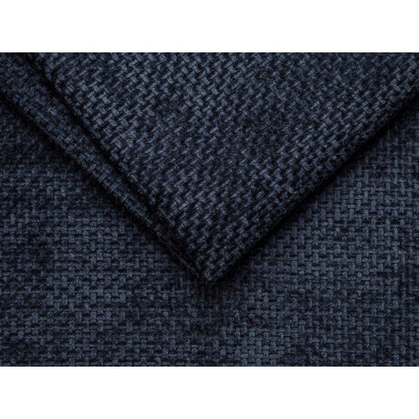 Letto matrimoniale imbottito blu scuro senza testiera 140x200 cm Whale – Micadoni -image-3