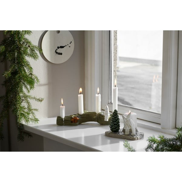 Portacandele natalizio in porcellana Christmas Tales - Kähler Design-image-1