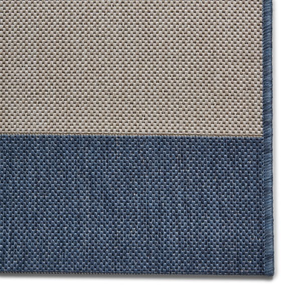 Tappeto per esterni blu/beige 170x120 cm Santa Monica - Think Rugs-image-4