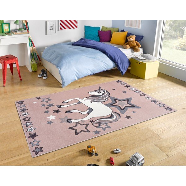 Tappeto per bambini rosa chiaro 200x290 cm New Adventures - Hanse Home-image-1