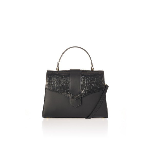 Borsa in pelle nera Marta - Federica Bassi