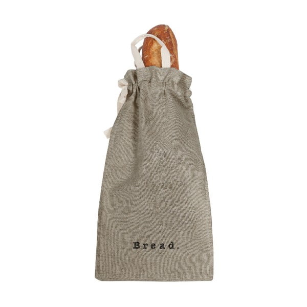 Sacchetto per pane con lino Sacchetto grigio, altezza 42 cm - Really Nice Things