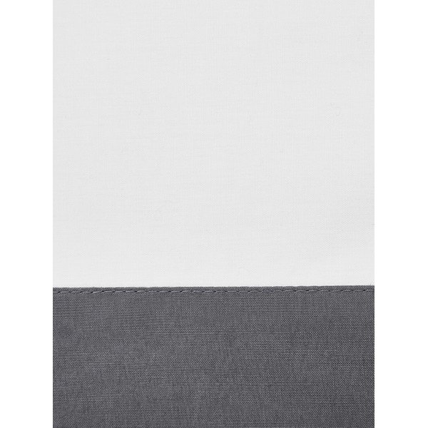 Federa decorativa bianca in percalle di cotone , 40 x 80 cm - Westwing Collection-image-1