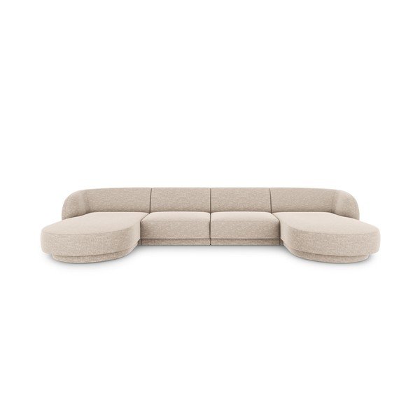 Divano angolare beige Miley - Micadoni Home