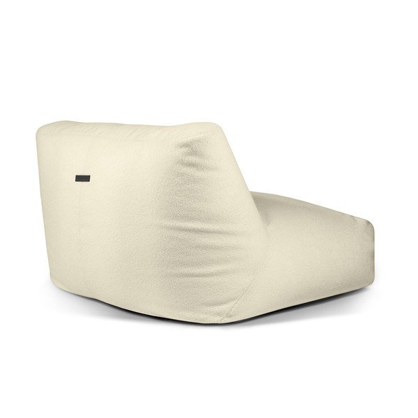 Puof a sacco color crema con rivestimento in bouclé Sofa Tube – SLOWDOWN-image-4
