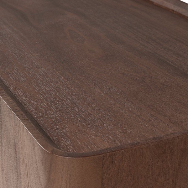 Tavolino da salotto di colore naturale in mango massiccio 60x130 cm Volu – WOOOD-image-4