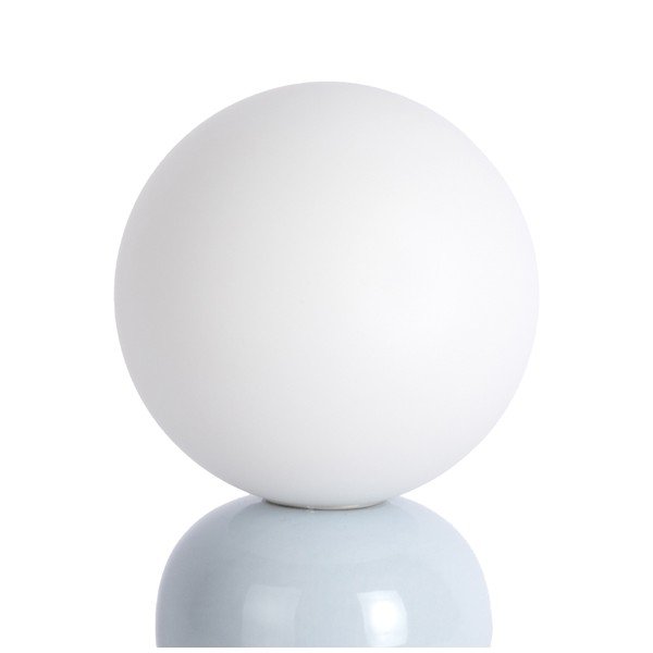 Lampada da tavolo burgundy/azzurra in ceramica (altezza totale 26 cm) Firenze Pellet – Leitmotiv-image-2