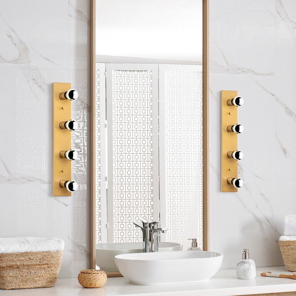 Lampada da parete in colore oro Mirro - Opviq lights-image-2