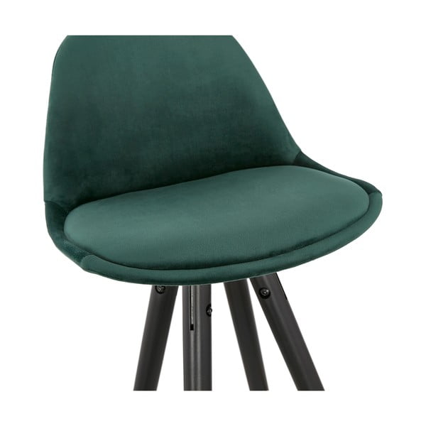 Verde scuro Mini sgabello da bar, altezza seduta 65 cm Carry - Kokoon-image-4