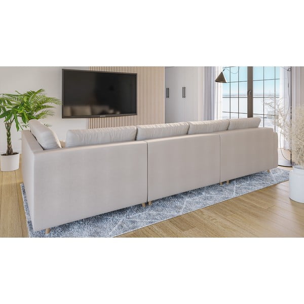 Divano angolare crema (angolo sinistro) Ariella - Ropez-image-3