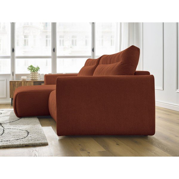 Divano angolare arancione Aden – Bobochic Paris-image-1