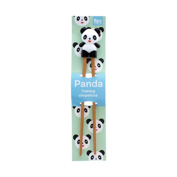 Bacchette da allenamento per bambini di colore naturale in legno Panda – Rex London-image-4