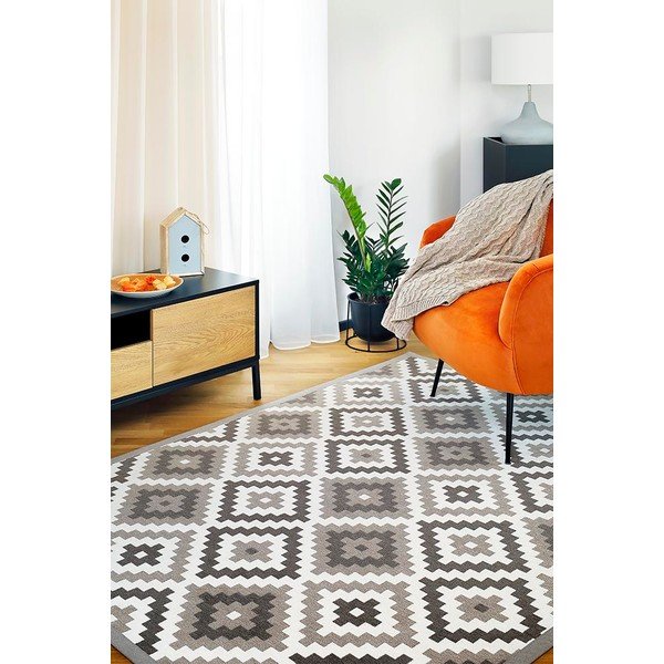 Tappeto bifacciale beige , 100 x 160 cm Saka - Narma-image-3