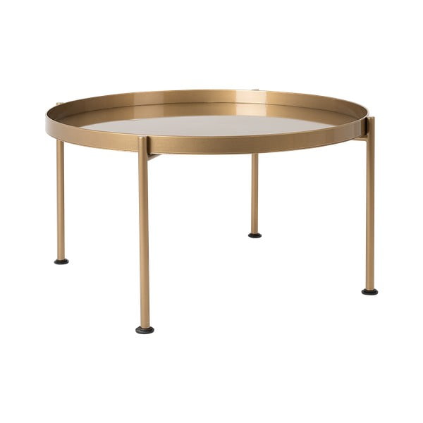 Tavolino in oro , ⌀ 80 cm Hanna - CustomForm