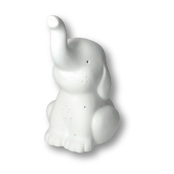 Lampada da tavolo per bambini bianca Elephant – Brandani