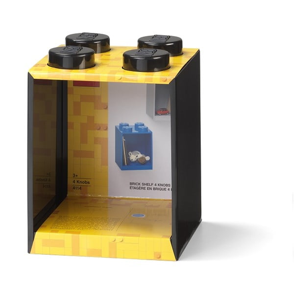 Mensola da parete nera per bambini Brick 4 - LEGO®-image-2