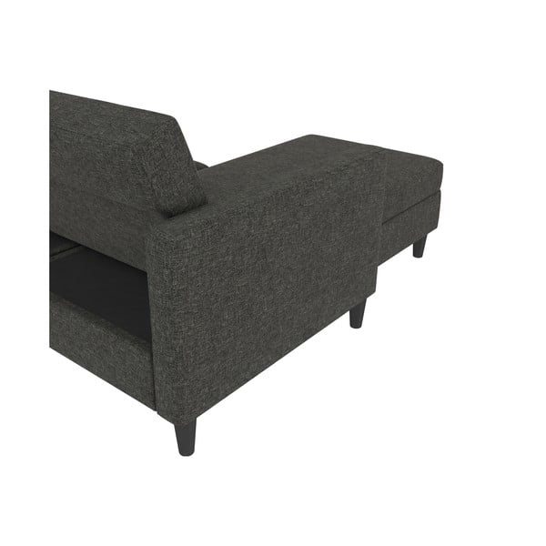 Divano letto grigio angolare Hartford - Støraa-image-3
