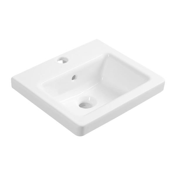 Lavabo bianco in ceramica 40x35 cm City – Sapho