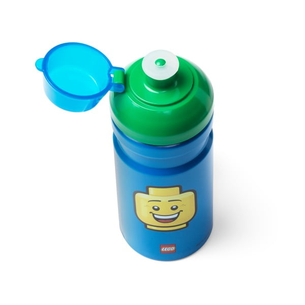 Borraccia blu con coperchio verde , 390 ml Iconic - LEGO®-image-1