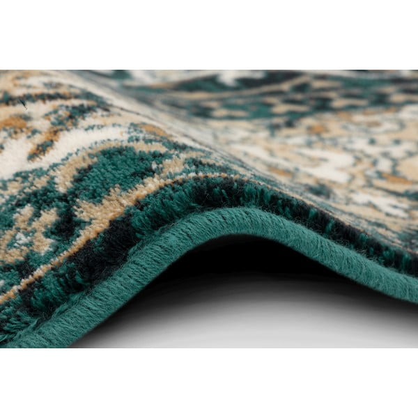 Tappeto in lana verde 160x240 cm Lauren - Agnella-image-2