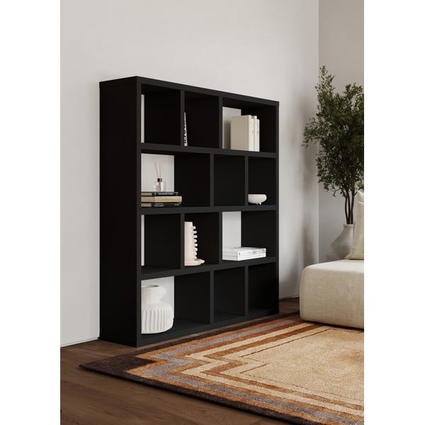 Libreria nera 150x159 cm Berlin - TemaHome-image-1
